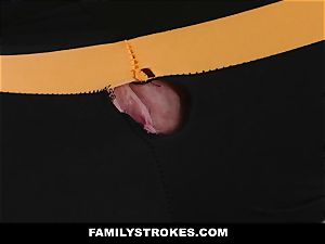 FamilyStrokes - super-hot Step-Mom torn up After exercise