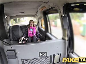 fake taxi european damsel smashed with rock hard spear facial