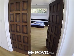 POVD Morning getting off turns into meaty trunk pov pummel